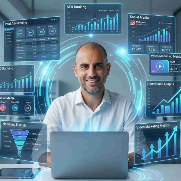 Marketing Proz מומחים בבניית אסטרטגיה שיווקית מקיפה לעסקים ושירותי שיווק דיגיטלי - קידום ממומן בגוגל ובפייסבוק, קידום אורגני והפקת סרטוני תדמית לעסקים